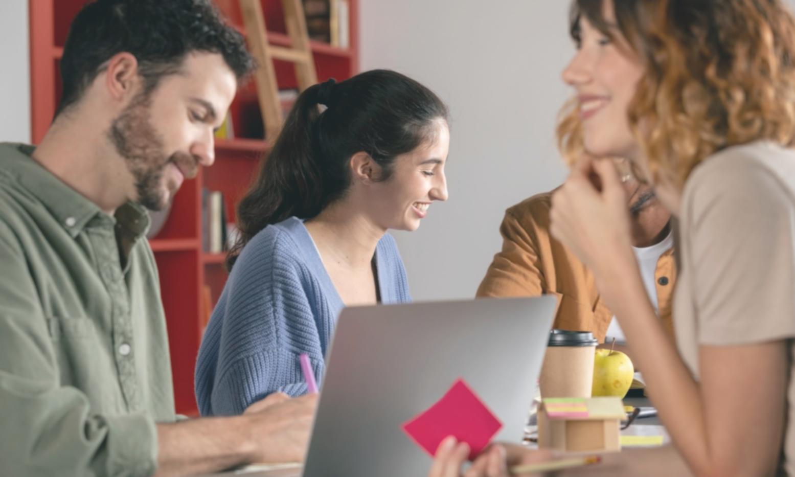 Professional finance education setting with learning materials and resources
